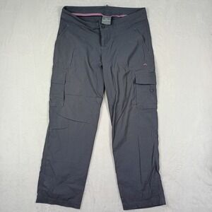Kathmandu Womens Grey Ripstop Cargo Hiking Pants Size 10 Outdoor Travel Trail